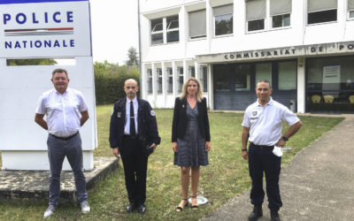 « Beauvau de la sécurité », visite au commissariat de Police de Saumur.