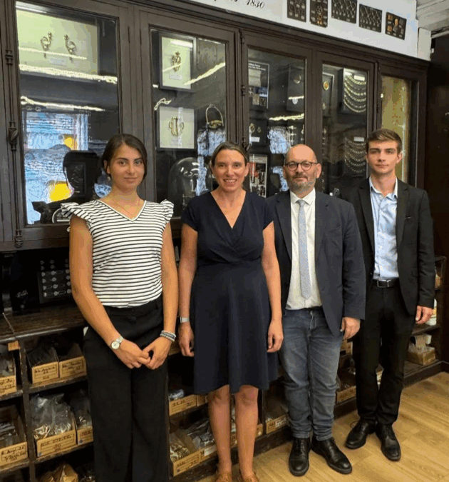 Visite à l’atelier Poursin, à Paris