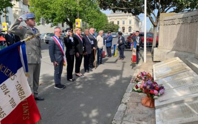 Cérémonie à Saumur pour la journée nationale de commémoration de la déportation