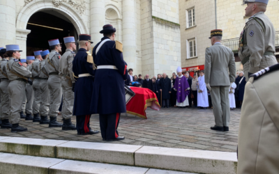 Hommage rendu au Général Philippe Morillon, à Saumur
